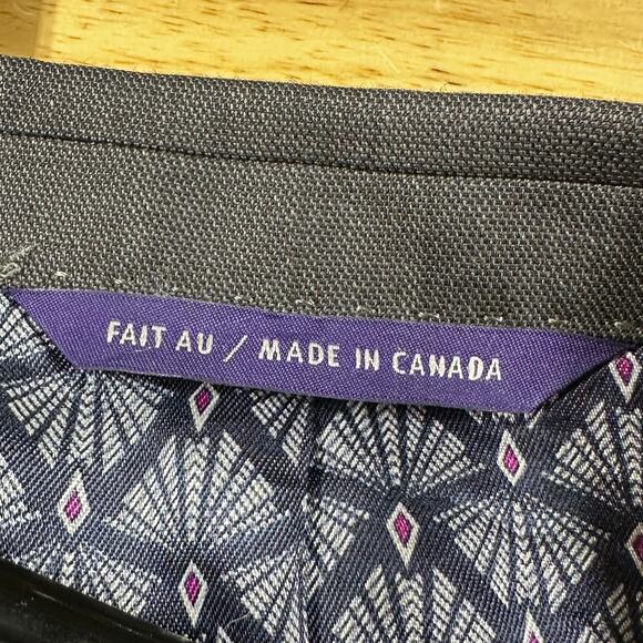 Ted Baker London NWOT Jay Trim Fit Men's 100% Wool Blazer Charcoal Size 46R - Picture 3 of 9